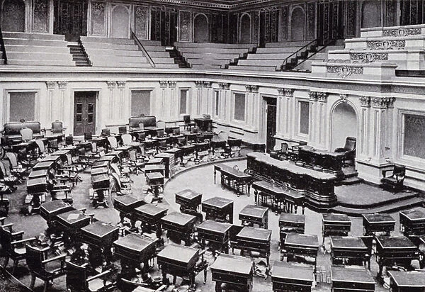 Washington, DC: The Senate Chamber, Capitol (b  /  w photo)