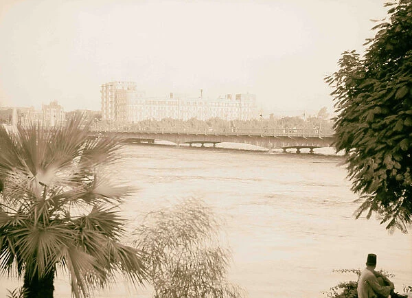 Cairo district Egypt View Nile 1934