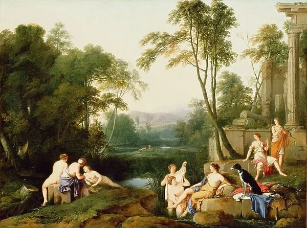 Diana and Her Nymphs in a Landscape