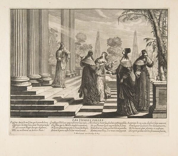 Foolish Virgins Rejected ca 1635 Etching early state