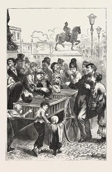 The Last Lot, Paris, France, 1870; Chicken and Rabbit