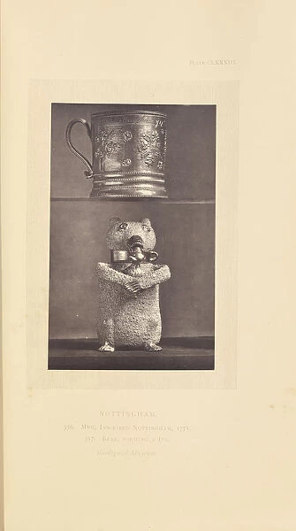 Mug bear jug William Chaffers English 1811 1892