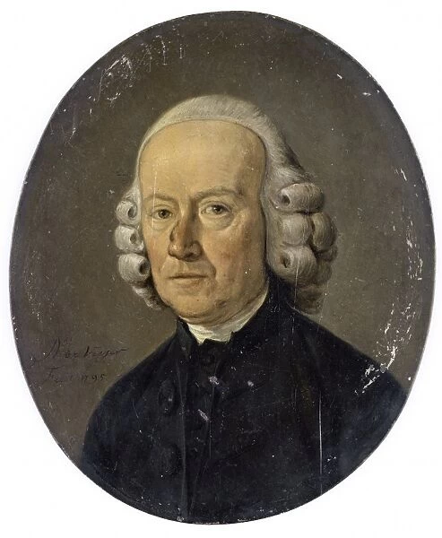 Portrait of a man, Adrianus de Visser, 1795
