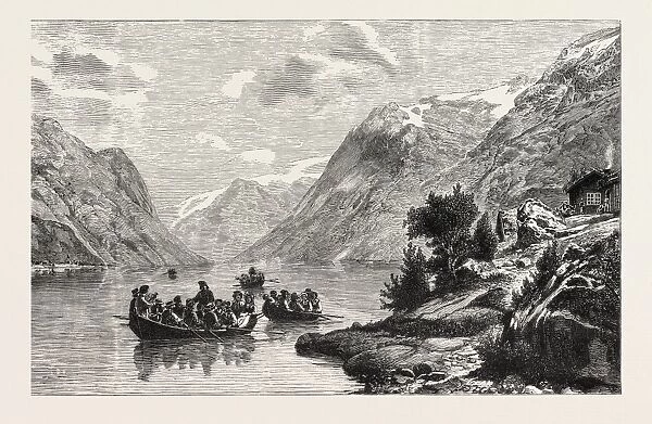 The Return from the Wedding, Hardanger Fjord