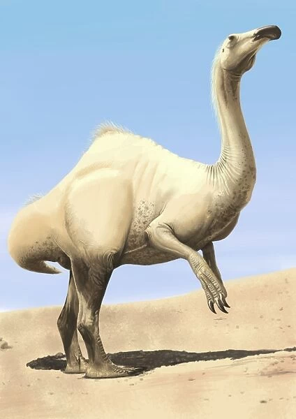 Deinocheirus standing under the Sun
