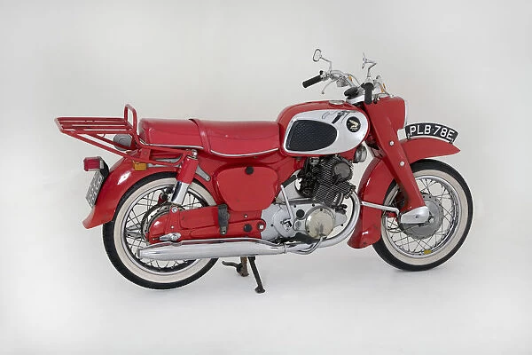 1967 Honda C77 motorcycle. Creator: Unknown