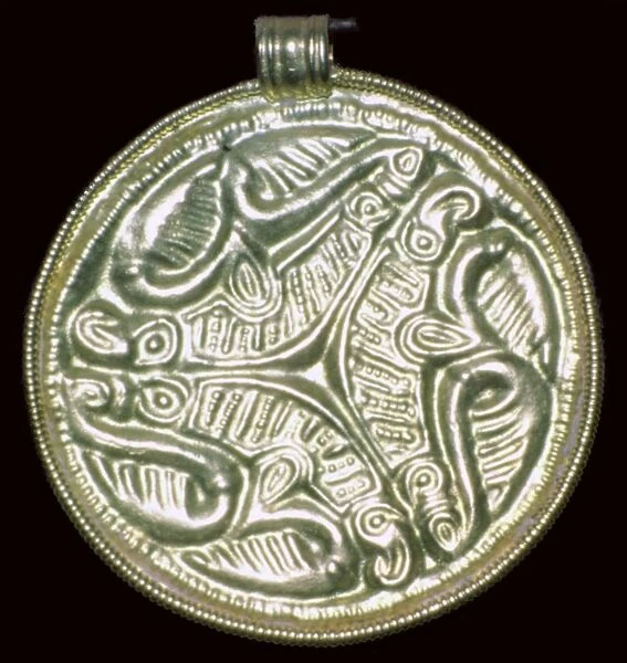 Anglo-Saxon Gold Pendant