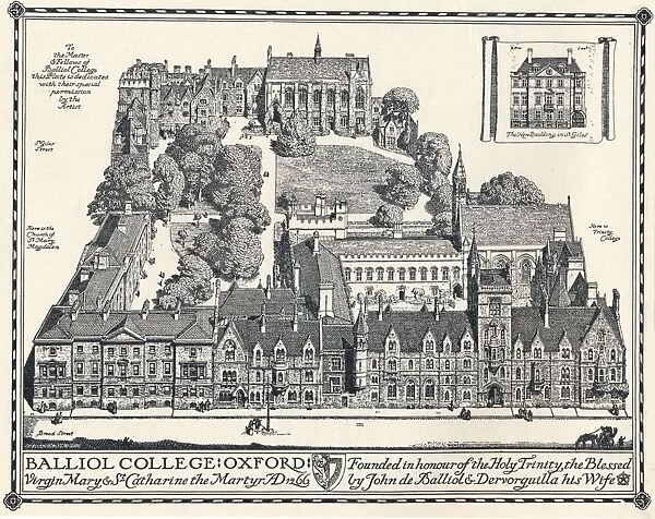 Balliol College, Oxford, 1905. Artist: Edmund Hort New