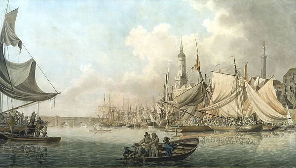 Billingsgate at High Water, 1792. Artist