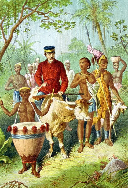 David Livingstone, Scottish missionary and African explorer, c1870 (c1880)