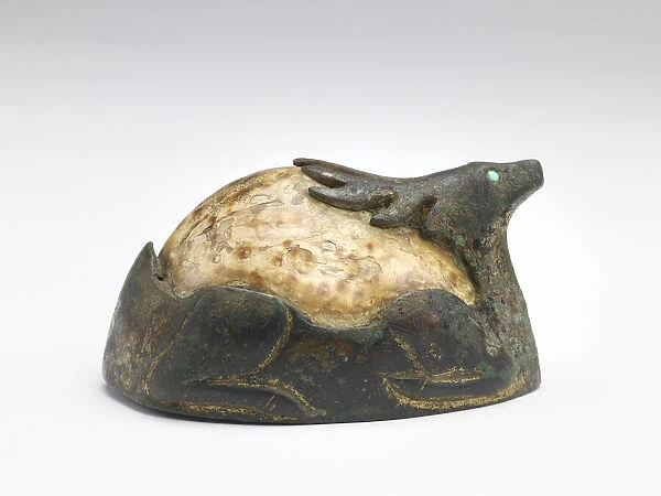 Deer-shaped ornament, Han dynasty, 206 BCE-220 CE. Creator: Unknown