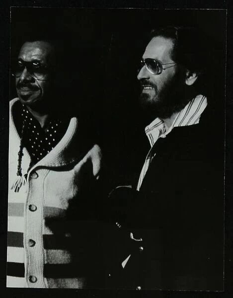 Drummer Philly Joe Jones and pianist Bill Evans at the Newport Jazz Festival, Middlesbrough, 1978