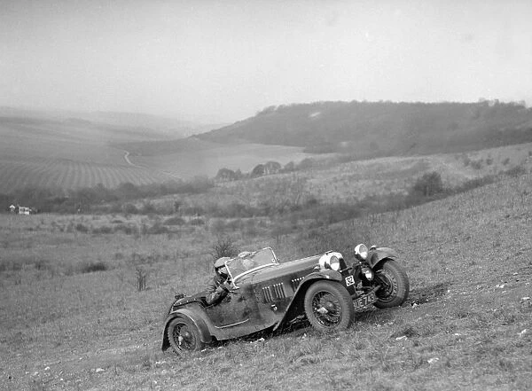 HRG competing in the London Motor Club Coventry Cup Trial, Knatts Hill, Kent, 1938