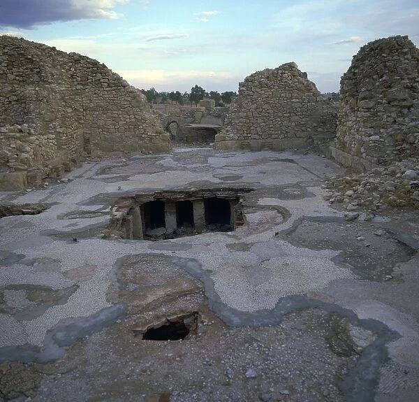 Hypocaust in a Roman bath house, 2nd century