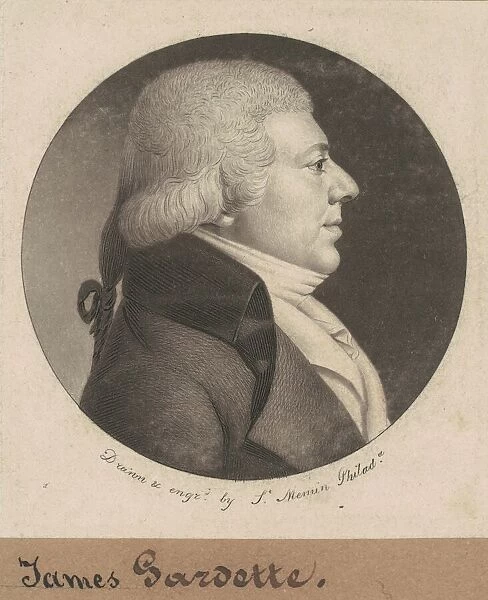 James Gardette, 1801. Creator: Charles Balthazar Julien Fevret de Saint-Memin