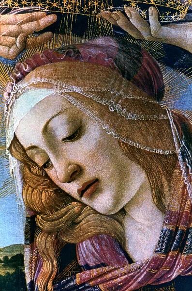 Madonna of the Magnificat (detail), 1482. Artist: Sandro Botticelli
