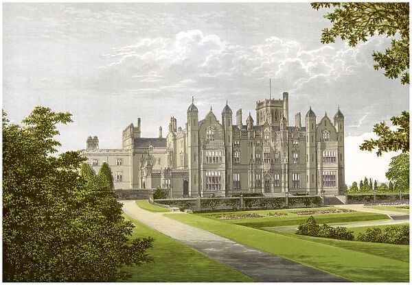 Merevale Hall, Warwickshire, home of the Dugdale family, c1880