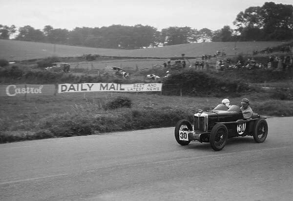 MG C type Midget of Hugh Hamilton at practice for the RAC TT Race, Ards Circuit, Belfast, 1932