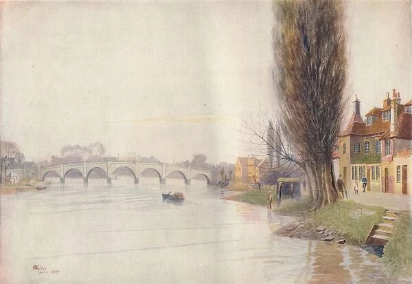 Old Kew Bridge, 1899, (1914). Artist: Jamess Ogilvy