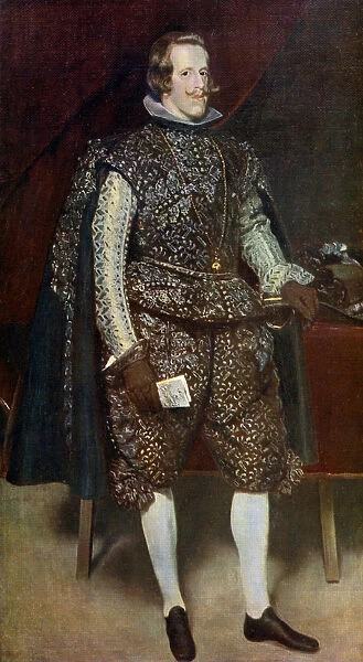 Philip IV of Spain in Brown and Silver, c1631-1632, (1912). Artist: Diego Velasquez