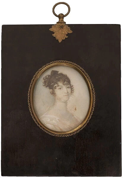 Portrait of Nadezhda Osipovna Pushkina (1762-1836), nee Hannibal