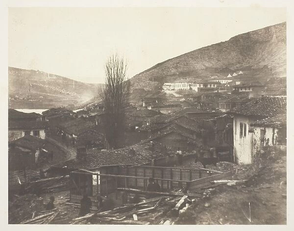 The Railway Street at Balaklava, 1855. Creator: Roger Fenton