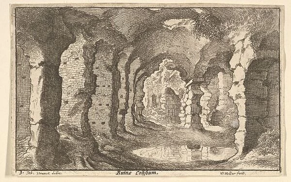 Ruinae Coliseum, ca. 1650. Creator: Wenceslaus Hollar
