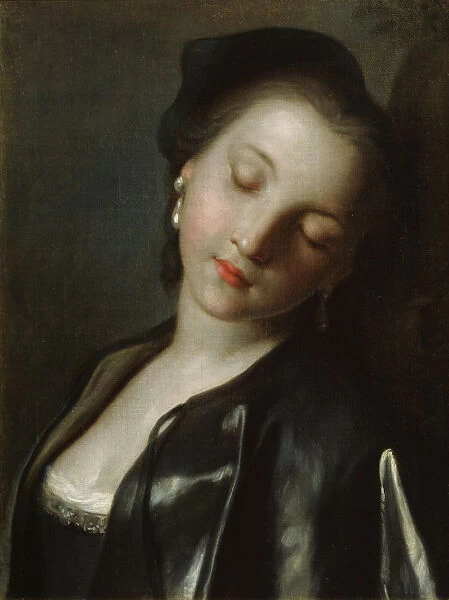 Sleeping Young Woman, mid 18th century. Artist: Pietro Rotari