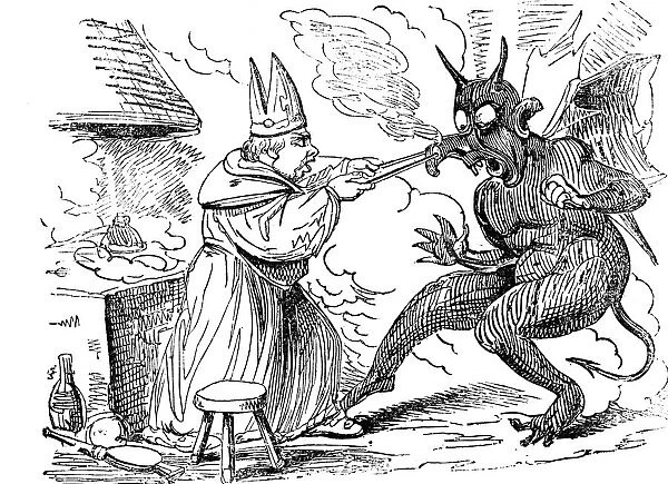 St Dunstan and the devil, 1826