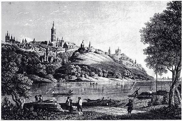 View of Kiev, 1835. Artist: Anonymous