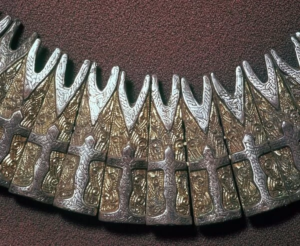 Detail of a Viking neck ornament