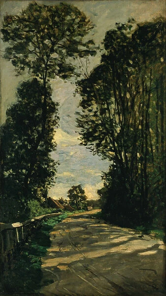 Walk (Road of the Farm Saint-Simeon), 1864. Artist: Monet, Claude (1840-1926)