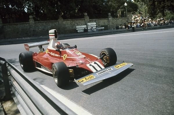 1975 Spanish Grand Prix - Clay Regazzoni: Montjuich Park, Barcelona, Spain. 25-27 April 1975