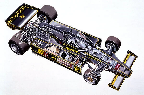 1977 Lotus 78-Ford. Cutaway drawing. World Copyright: LAT Photographic. Ref: Colour Transparency