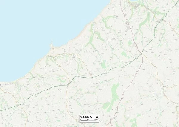 Ceredigion SA44 6 Map