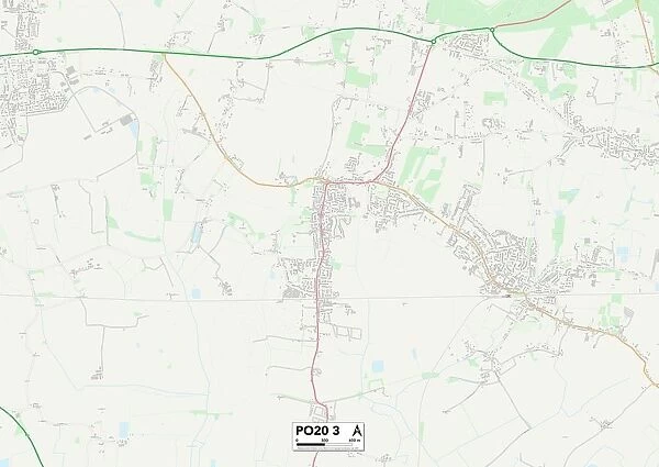 Sussex PO20 3 Map