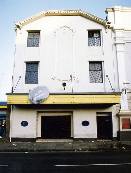 The Blue Monkey nightclub in Sunderland, Tyne and Wear. 1st November 1992
