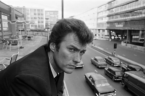 Clint Eastwood on Smallbrook Queensway, Birmingham in June 1967