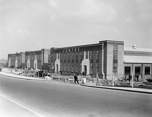 The final touches are added to the Slough Social Centre Circa 1936