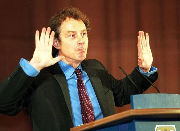 Tony Blair at Strathclyde University November 1998