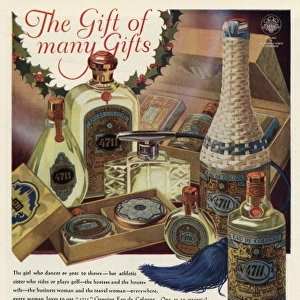 Advert for Christmas gift 4711 Eau de Cologne