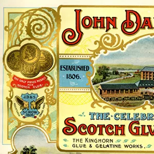 Advert, John Darley & Sons, Glue & Gelatine, Currie, Scotlan