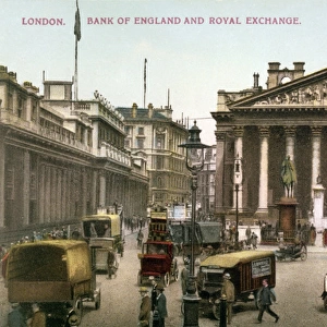 Bank of England and the Royal Exchange
