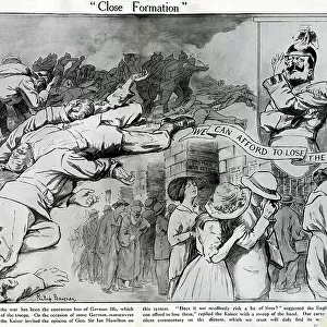 Cartoon, Close Formation, WW1