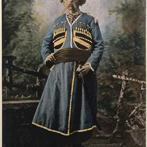 A Circassian in traditional dress Date: circa 1900