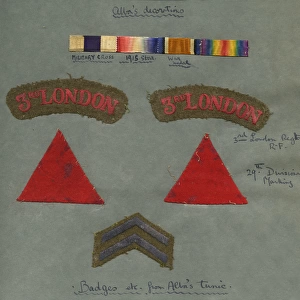Decorations and badges of Albert Auerbach, WW1