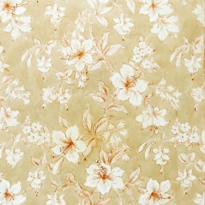 Design for Woven Textile in white and beige