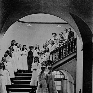 Girls and women at Queens College, Harley Street, London
