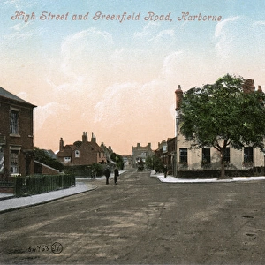 High Street and Greenfield Road, Harborne, Birmingham