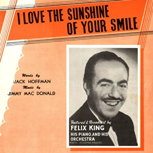 I love the sunshine on your smile - Music Sheet Cover
